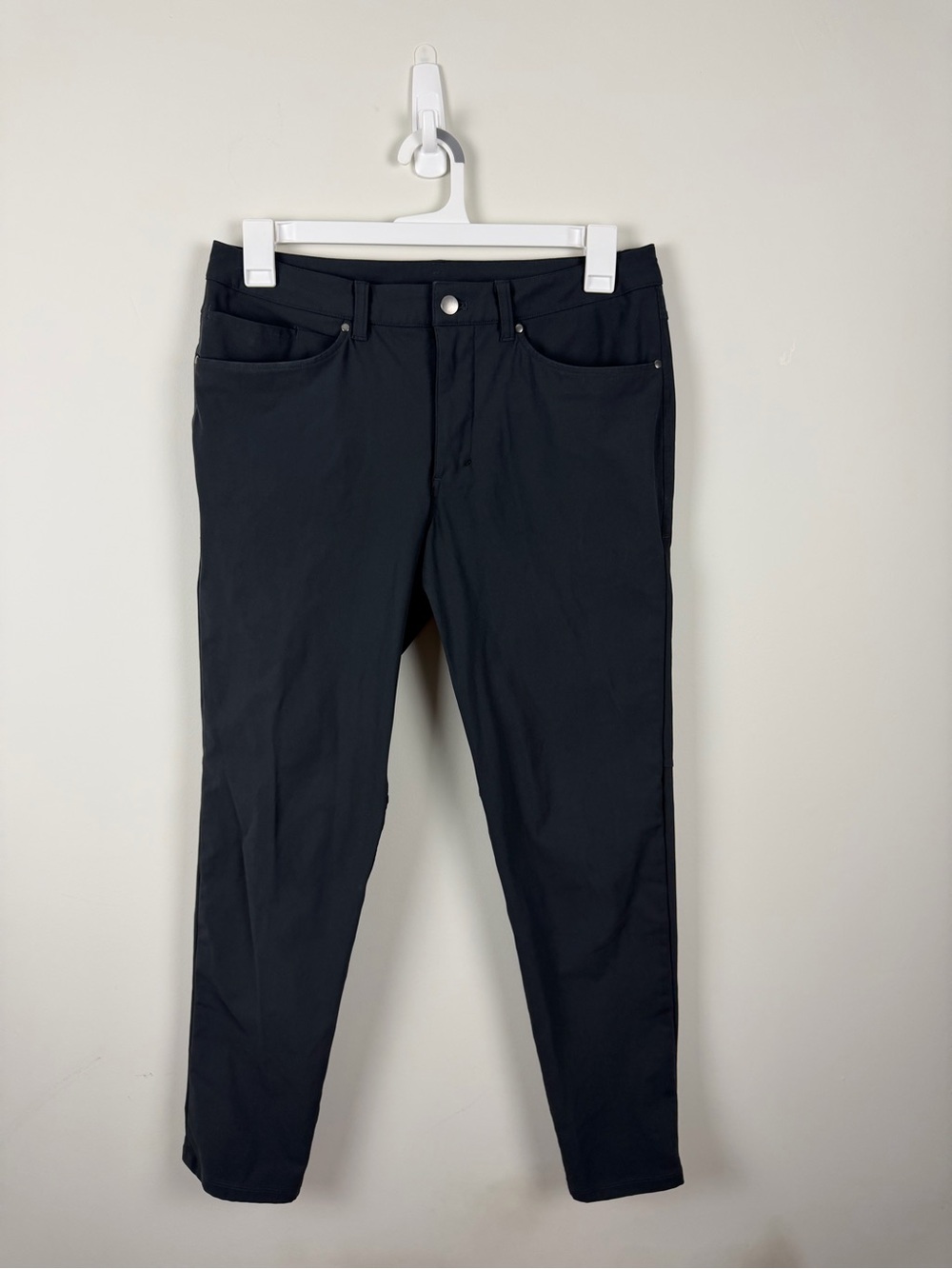 lululemon athletica Black Slim Stretch Chinos